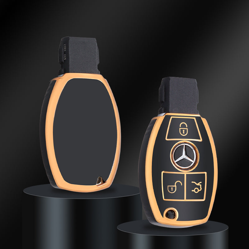 メルセデス・ベンツ Aクラス、Cクラス、Eクラス、Sクラス、Gクラスおよび GLA、CLA、GLK、GLC、CLS、W204、W463、W176、W251、W205(AMG)用キーケース