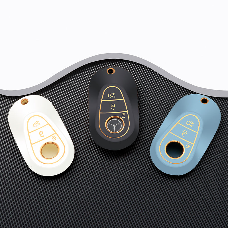 メルセデス・ベンツ Cクラス、Sクラス、W206、W223、S350、C260、C300、S400、S450、S500用キーケース