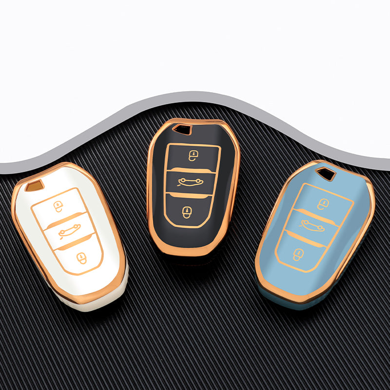シトロエン C1、C4、C6、C3-XR、ピカソ、DS3、DS4用(トランクボタン付きケース)