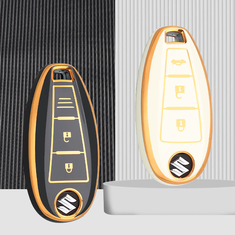 スズキ スイフト、イグニス、バレーノ、ビターラ、セレリオ、ジムニー、アルト、スプラッシュ、XL7、SX4、キザシ用キーケース