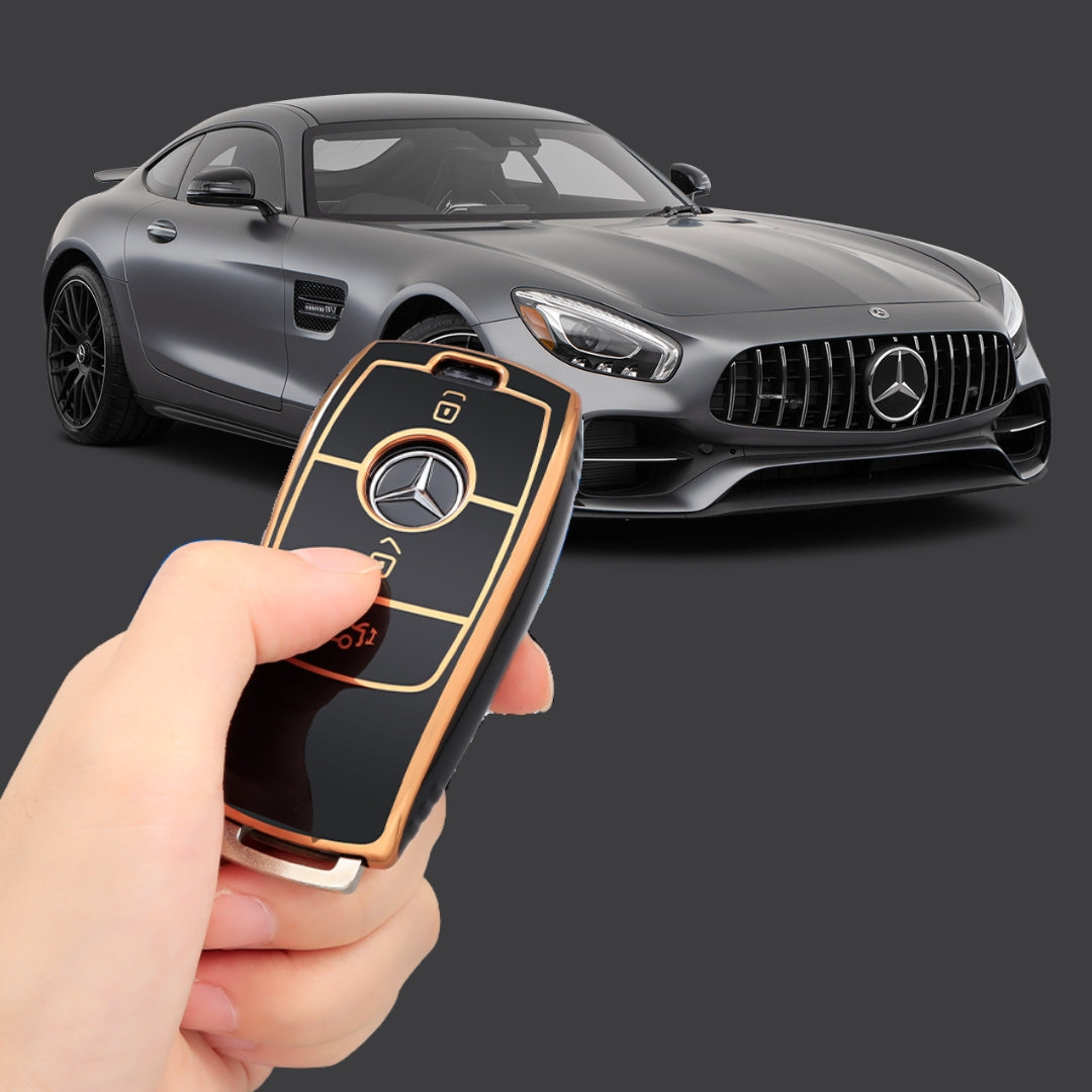 メルセデス・ベンツ Aクラス、Bクラス、Cクラス、Eクラス、Sクラス、Gクラス、GLC、CLE、CLA(AMG)用キーケース