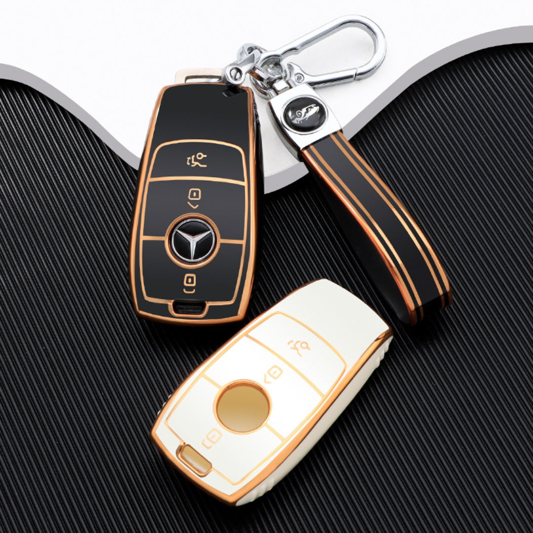 メルセデス・ベンツ Aクラス、Bクラス、Cクラス、Eクラス、Sクラス、Gクラス、GLC、CLE、CLA(AMG)用キーケース
