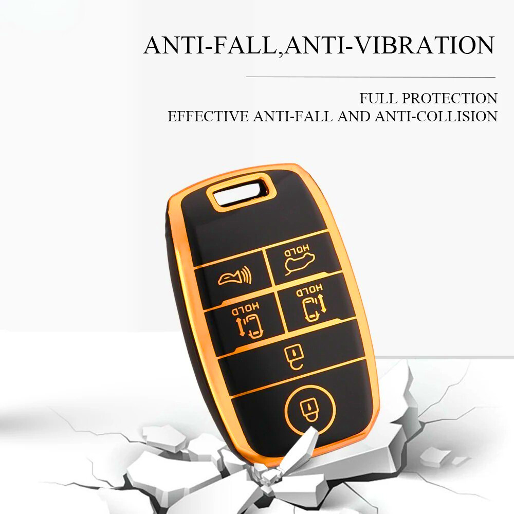 キア Sedona、Grand Carnival、Sorento、L580 対応 キーケース(6ボタン)