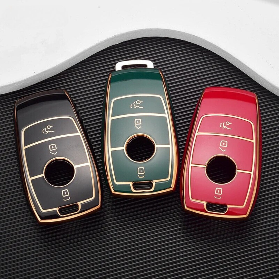 メルセデス・ベンツ Aクラス、Bクラス、Cクラス、Eクラス、Sクラス、Gクラス、GLC、CLE、CLA(AMG)用キーケース
