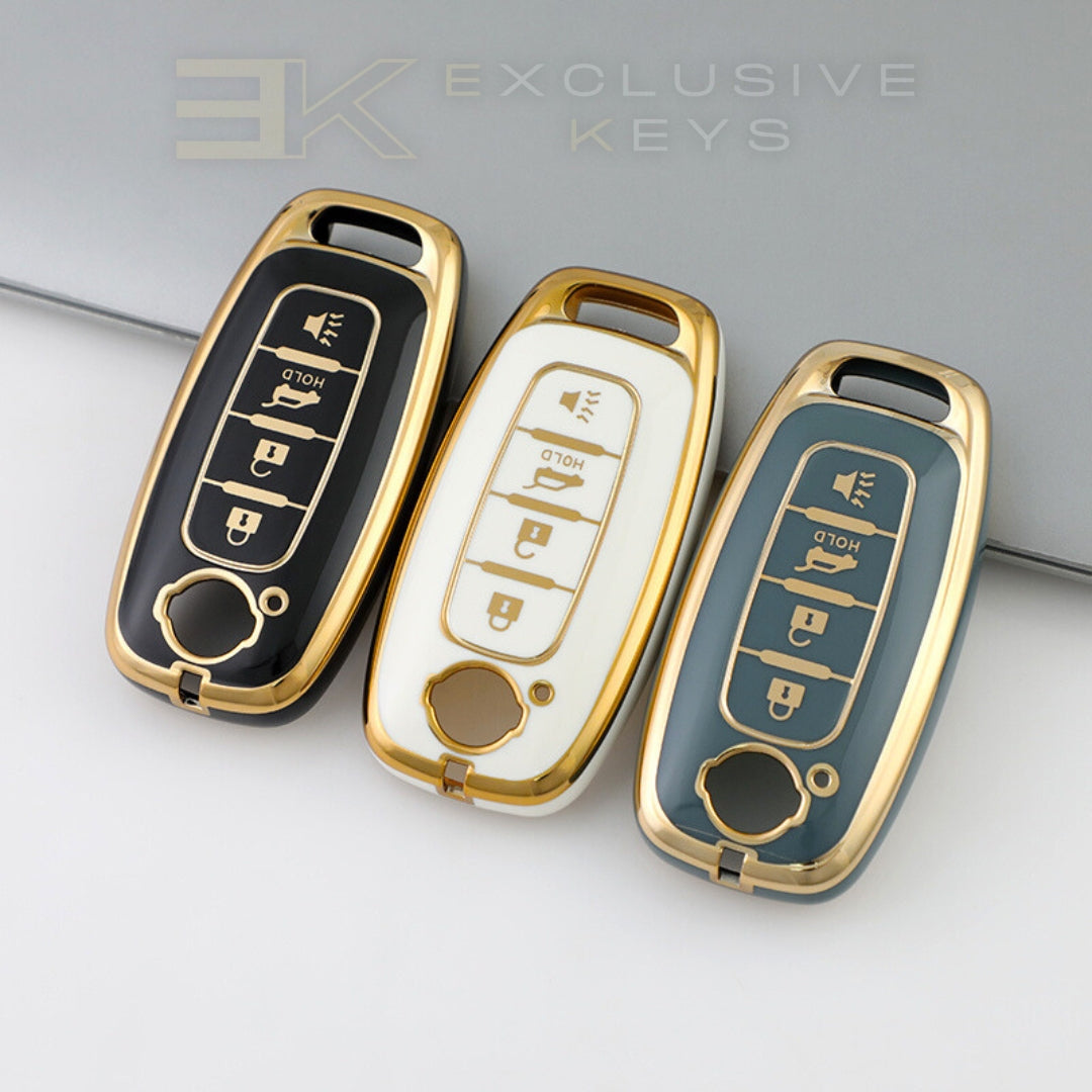 日産 スマートキー カバー – 4ボタン(トランク開閉長押し対応)