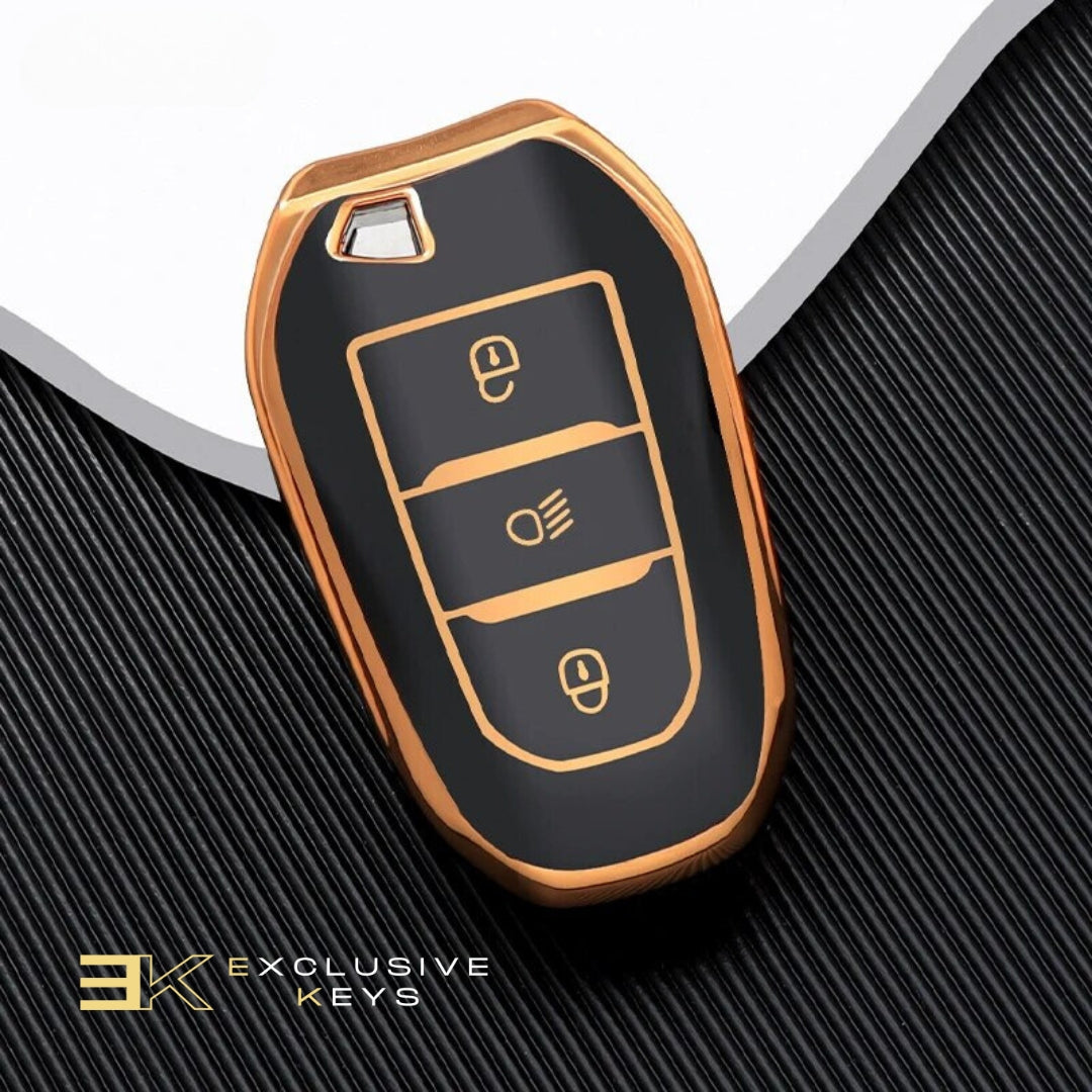 シトロエン C1、C4、C6、C3-XR、ピカソ、DS3、DS4用(ライトボタン付きケース)