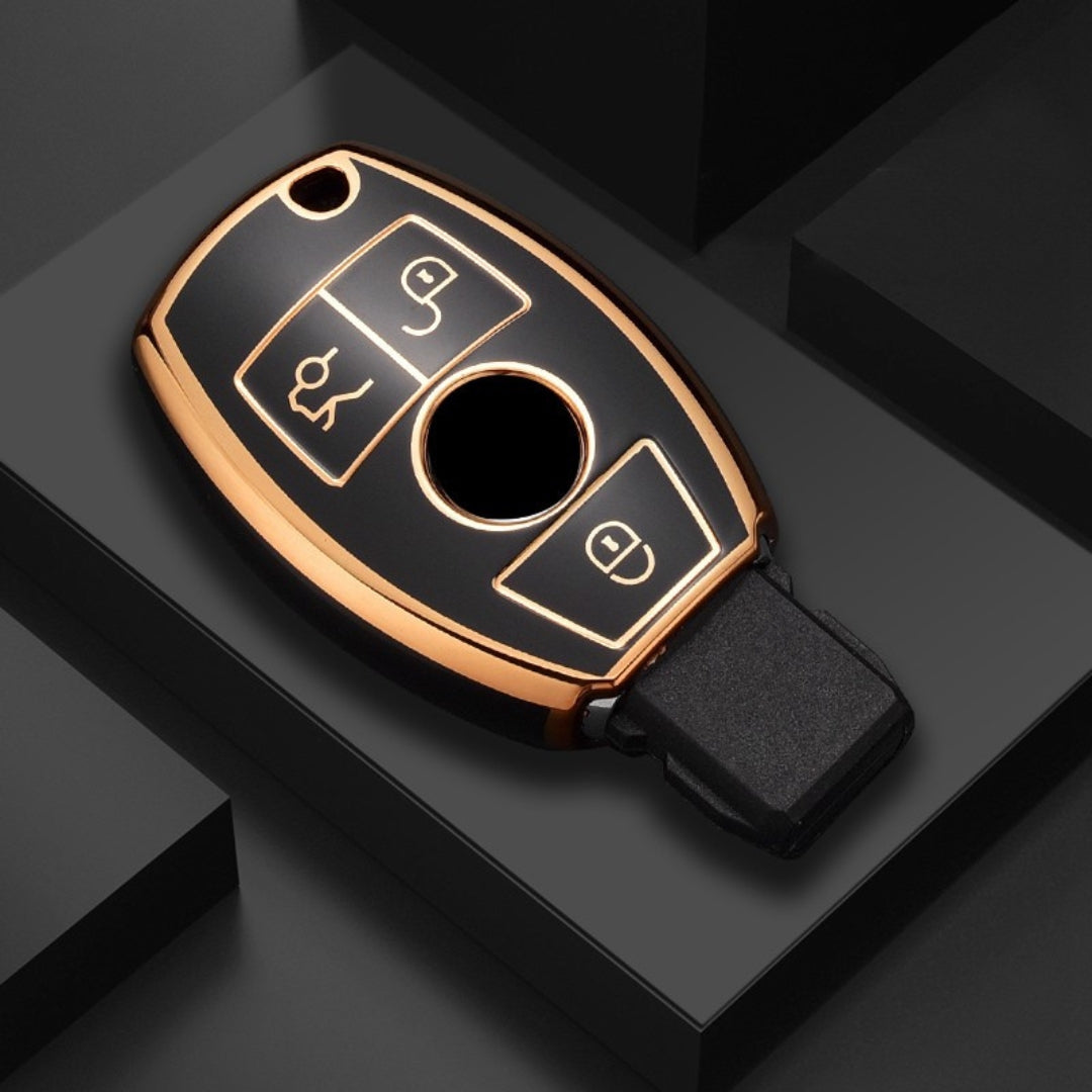 メルセデス・ベンツ Aクラス、Cクラス、Eクラス、Sクラス、Gクラスおよび GLA、CLA、GLK、GLC、CLS、W204、W463、W176、W251、W205(AMG)用キーケース