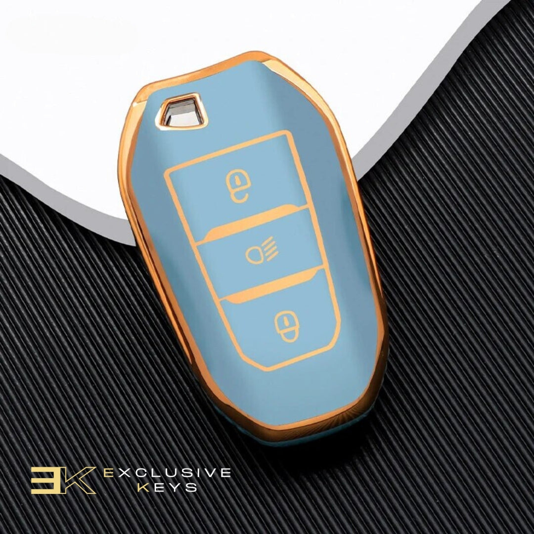 シトロエン C1、C4、C6、C3-XR、ピカソ、DS3、DS4用(ライトボタン付きケース)