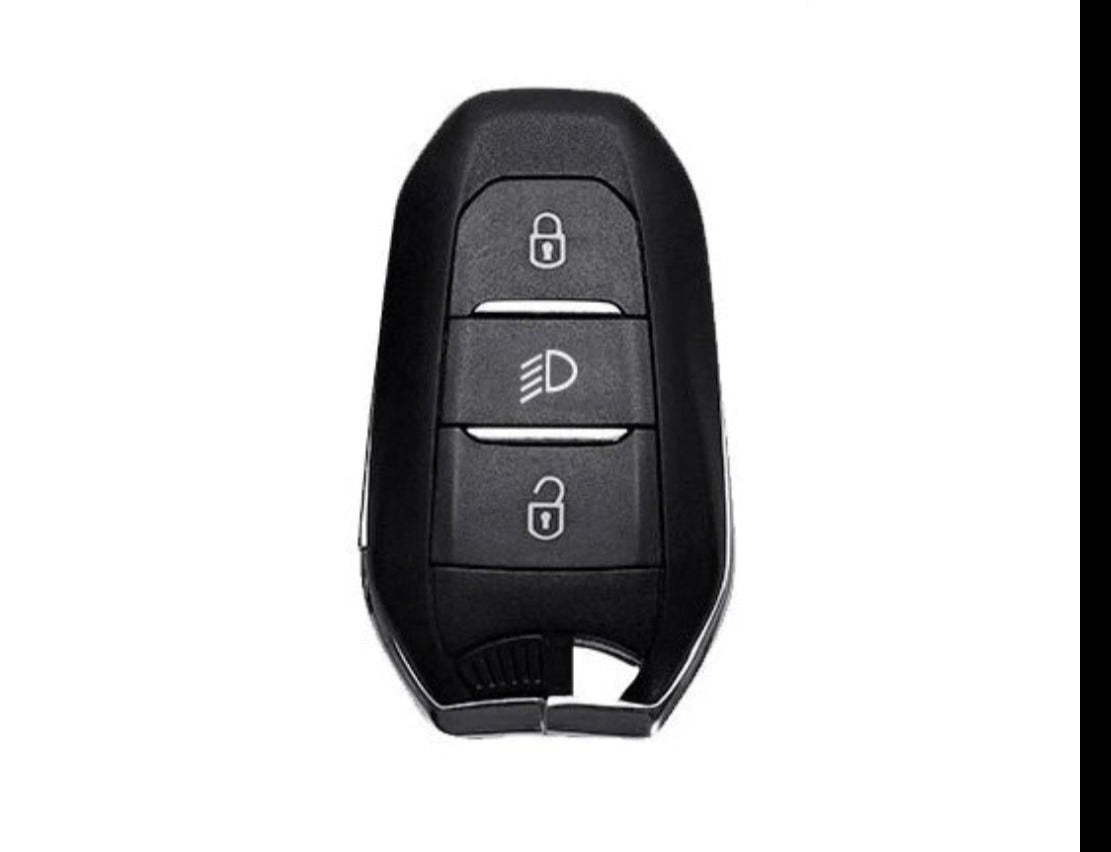 プジョー 208、308、408、508、2008、3008、4008、5008用(ライトボタン付きケース)