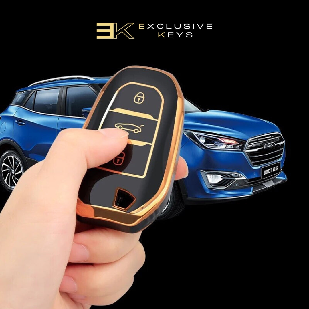 シトロエン C1、C4、C6、C3-XR、ピカソ、DS3、DS4用(ライトボタン付きケース)