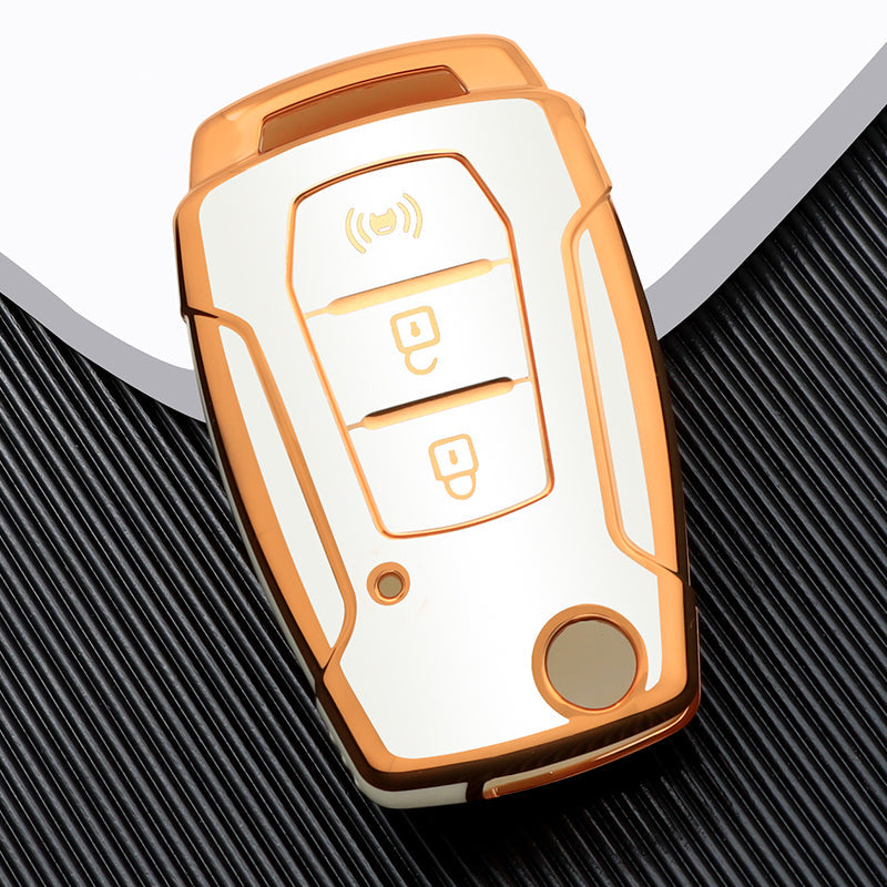 双竜(SsangYong)ティボリ、カイロン、サンカ、アクティオン、コランド、レクストン用(キーレスボタン付きケース)