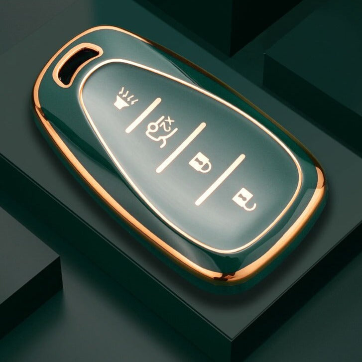 シボレー(Chevrolet)シェビー、カマロ、クルーズ、マリブ、ソニック、ボルト、トラッカー、スパーク、ボルト、トラックス(4ボタン)用ケース