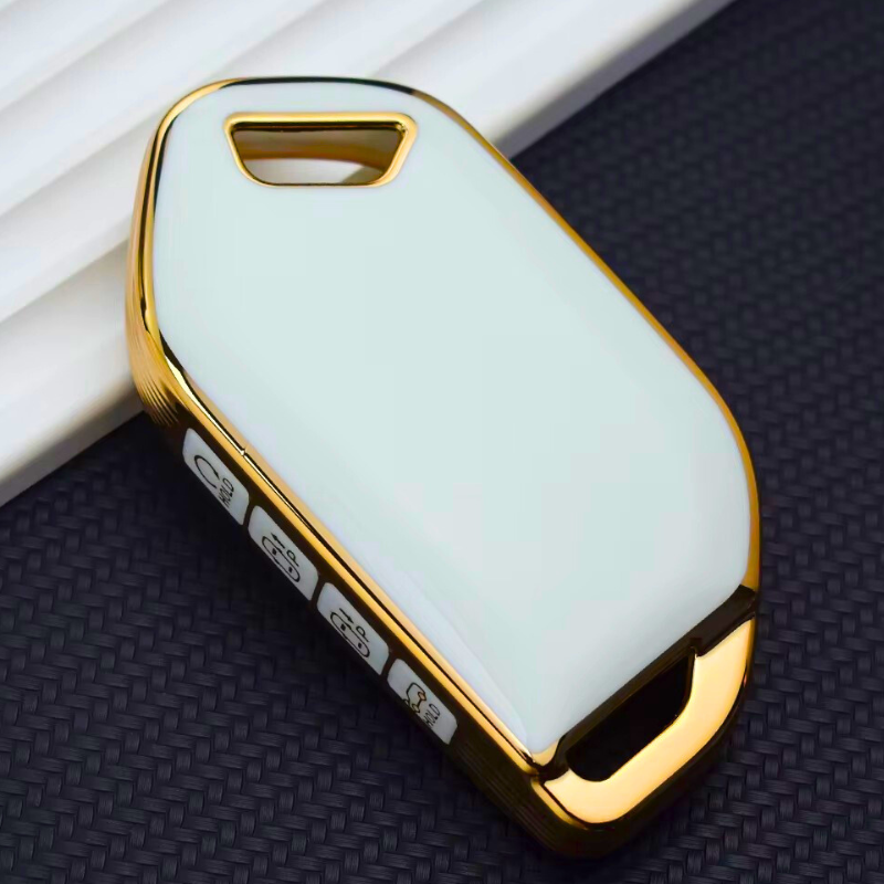 キア EV9、ピカント GTライン、ソレント、モーニング、セルトス用キーケース(4ボタン)