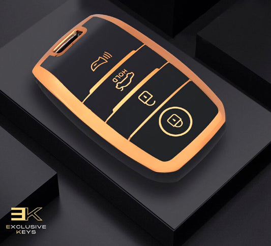 キア スポーテージ、セラート、オプティマ、K2、K3、K4、K5、リオ、ピカント、ソウル、ソレント、セドナ用キーケース(4ボタン)