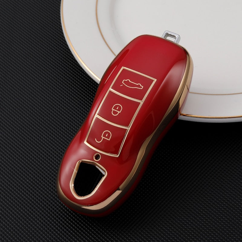 ポルシェ カイエン、958、911、レピン、996、マカン、ボクスター、パナメーラ、997、944、924、718、971、9YA 用キーケース