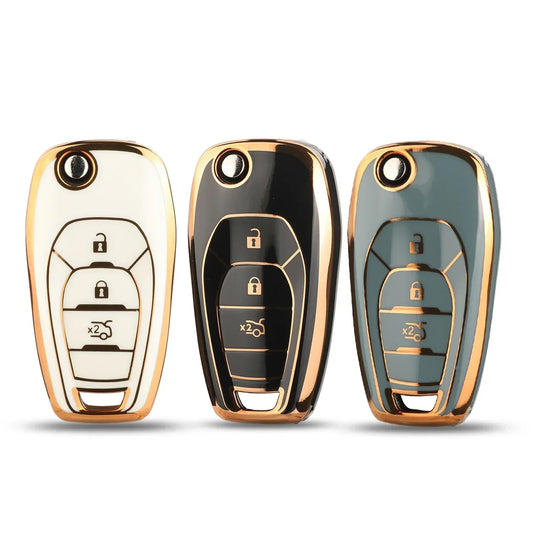シボレー クルーズ Avo オート スマート交換用 フリップキーケース(3ボタン)