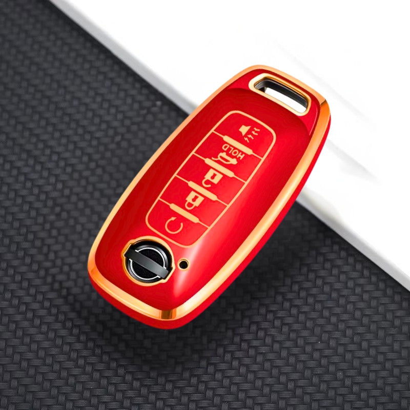 日産 Versa、X-Trail T33、Serena、Rogue、Kicks、Pathfinder、Ariya、Rogue 対応 キーケース（5ボタン