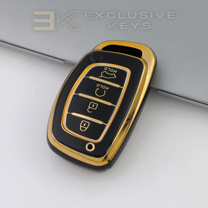 ヒュンダイ スマートキー カバー – 4ボタン（リモートスタート＋トランク）