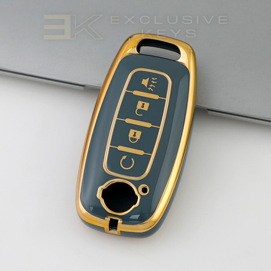 日産スマートキーカバー – 4ボタン（リモートスタート付き）