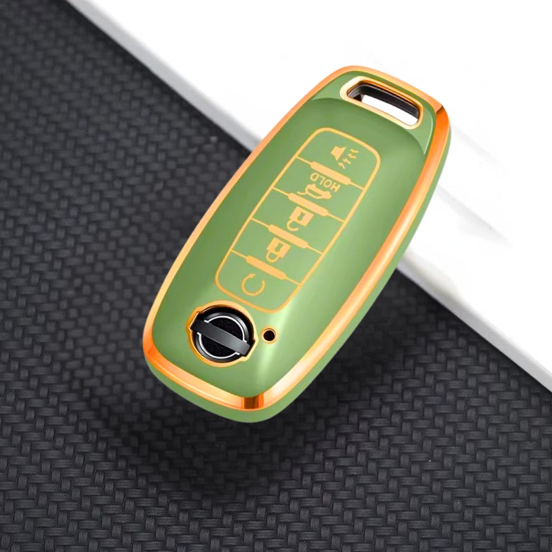 日産 Versa、X-Trail T33、Serena、Rogue、Kicks、Pathfinder、Ariya、Rogue 対応 キーケース（5ボタン