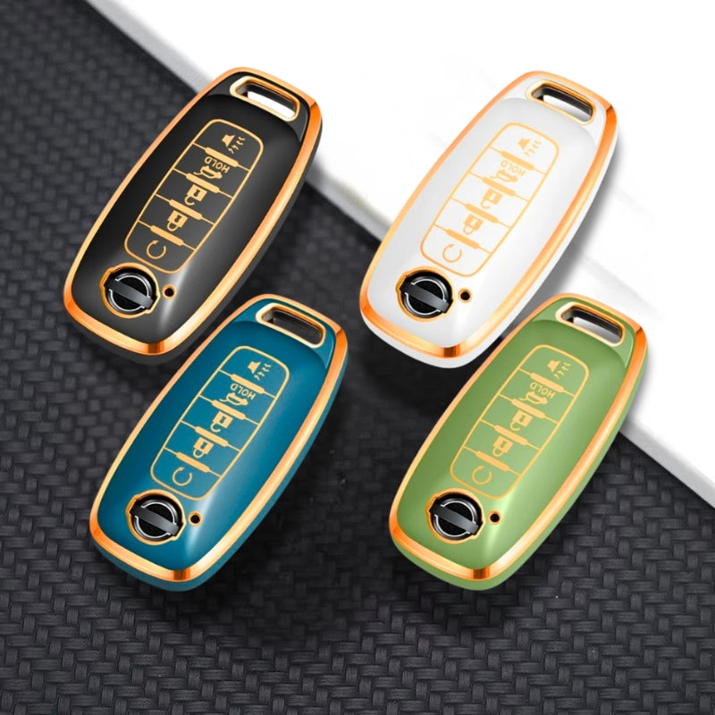 日産 Versa、X-Trail T33、Serena、Rogue、Kicks、Pathfinder、Ariya、Rogue 対応 キーケース（5ボタン