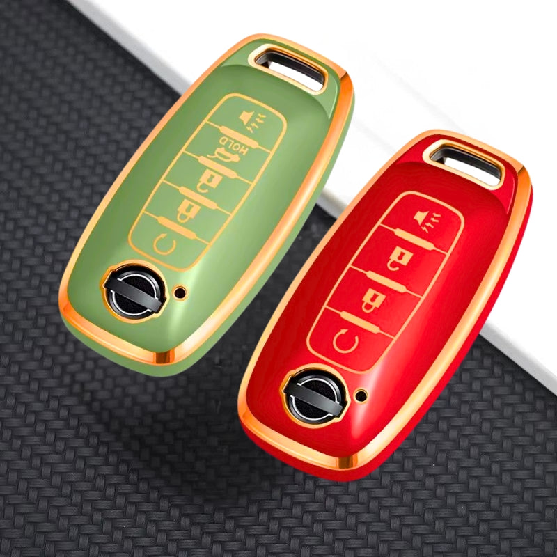 日産 Versa、X-Trail T33、Serena、Rogue、Kicks、Pathfinder、Ariya、Rogue 対応 キーケース（5ボタン