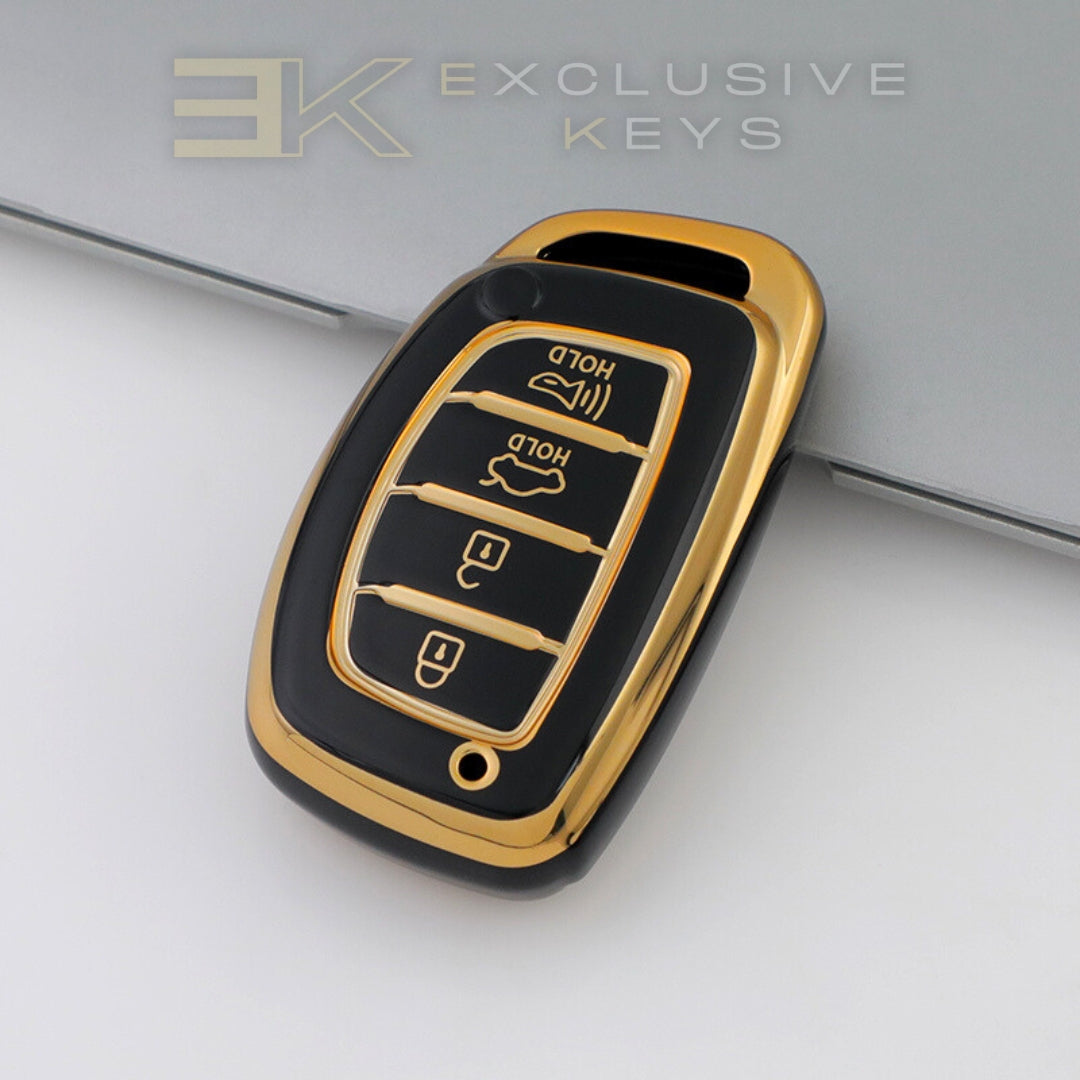 ヒュンダイ スマートキー カバー – 4ボタン（トランク＋アラーム）