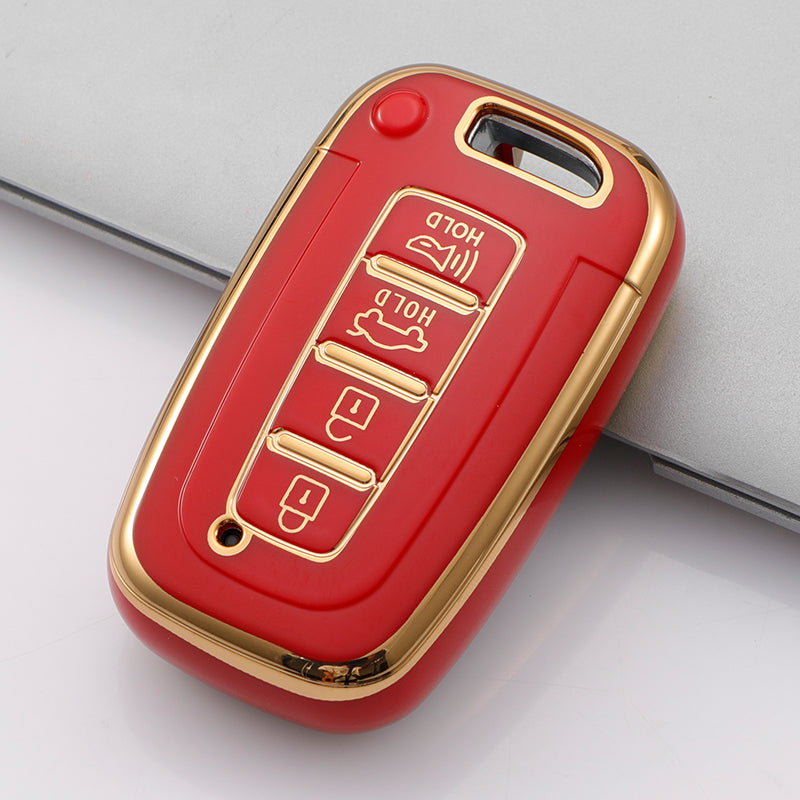 ヒュンダイ 用 キーケース（4ボタン）