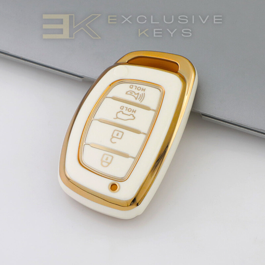 ヒュンダイ スマートキー カバー – 4ボタン（トランク＋アラーム）