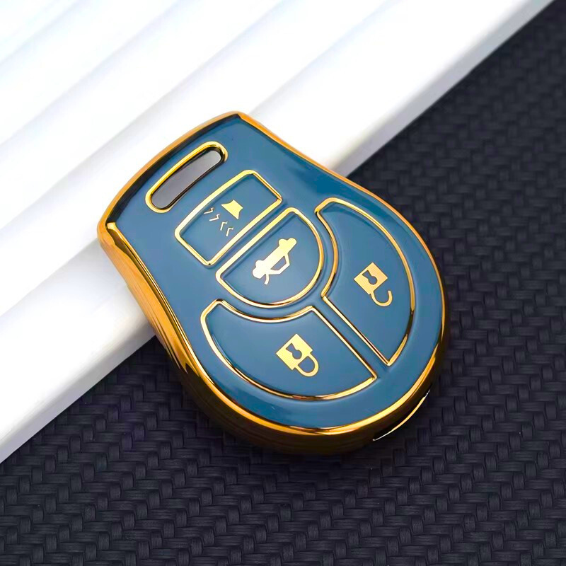 日産 ジューク、マイクラ、キャシュカイ、マーチ、ローグ、マキシマ、テラノ、キューブ、パスファインダー、アルティマ、セントラ、ティーダ 用ケース（4ボタン）