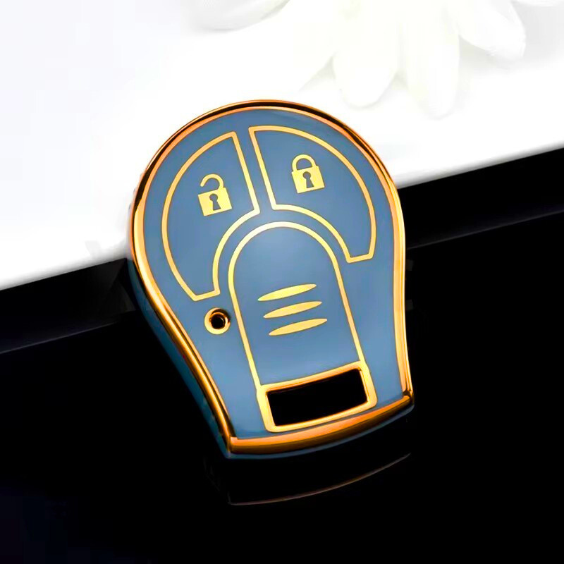 日産 Juke、Micra、Qashqai、March、Rogue、Maxima、Terrano、Cube、Pathfinder、Altima、Sentra、Tiida 対応 キーケース（3ボタン）