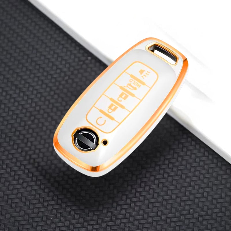 日産 Versa、X-Trail T33、Serena、Rogue、Kicks、Pathfinder、Ariya、Rogue 対応 キーケース（5ボタン