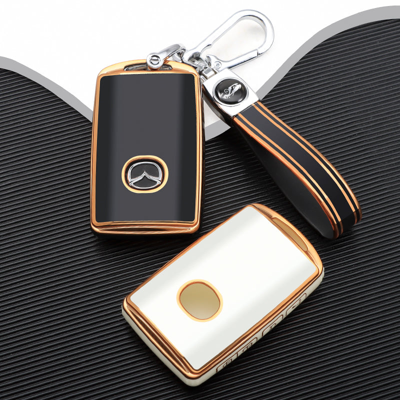 マツダ 3、アクセラ、CX30、CX-4、CX5、CX-5、CX8、CX-8、CX-30、CX9、CX-9 用キーケース