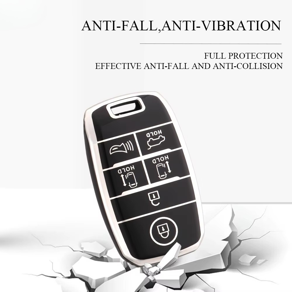 キア Sedona、Grand Carnival、Sorento、L580 対応 キーケース（6ボタン）