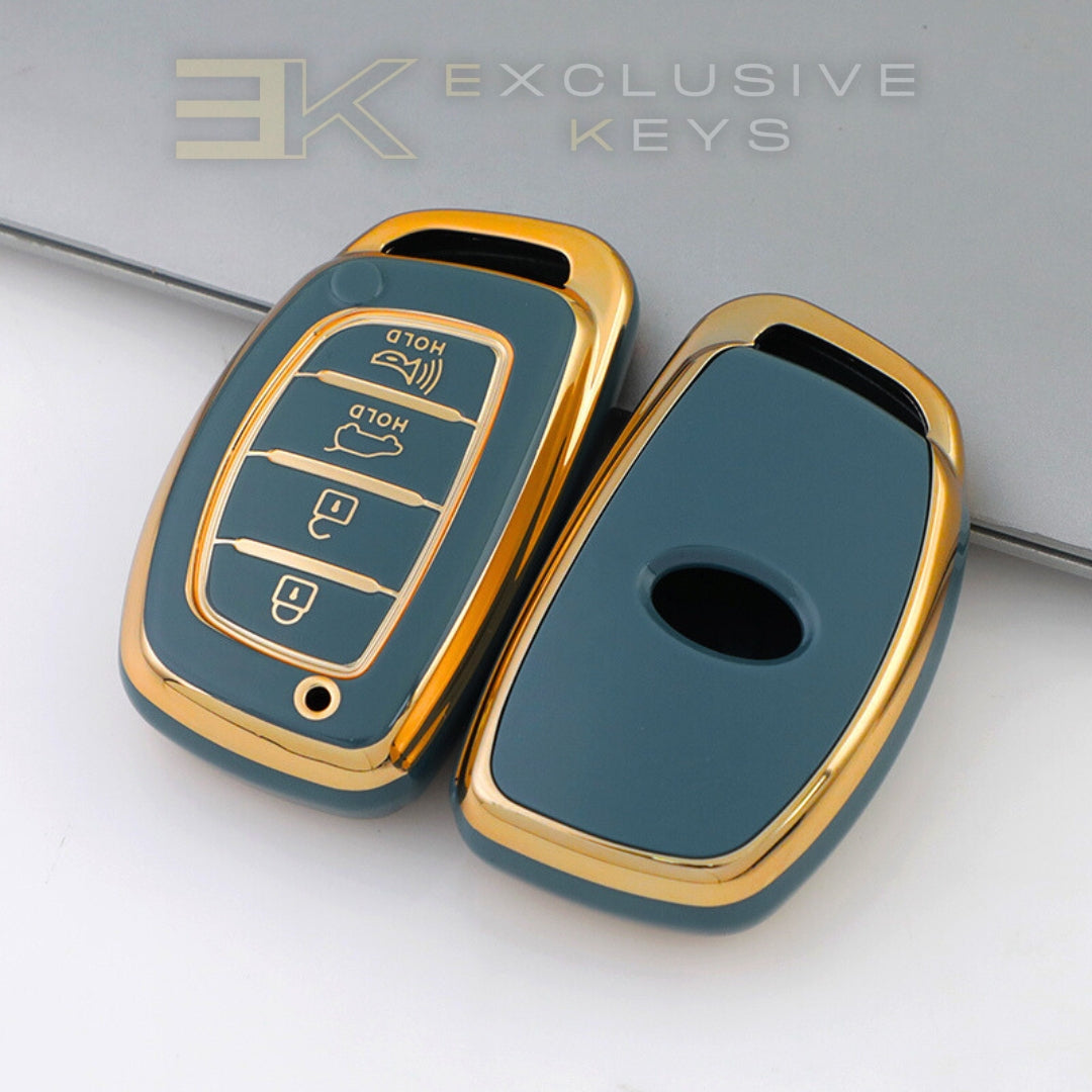ヒュンダイ スマートキー カバー – 4ボタン（トランク＋アラーム）