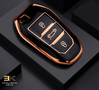 シトロエン C1、C4、C6、C3-XR、ピカソ、DS3、DS4用（トランクボタン付きケース）