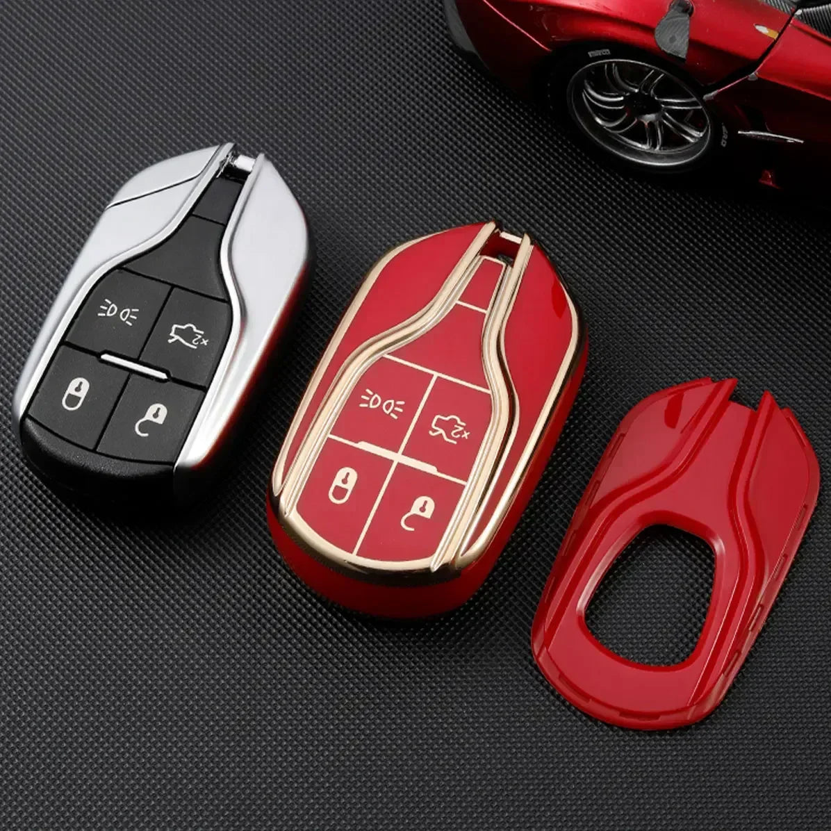 マセラティ レヴァンテ、ギブリ、クアトロポルテ GT、グランツーリスモ、グランカブリオ用キーケース